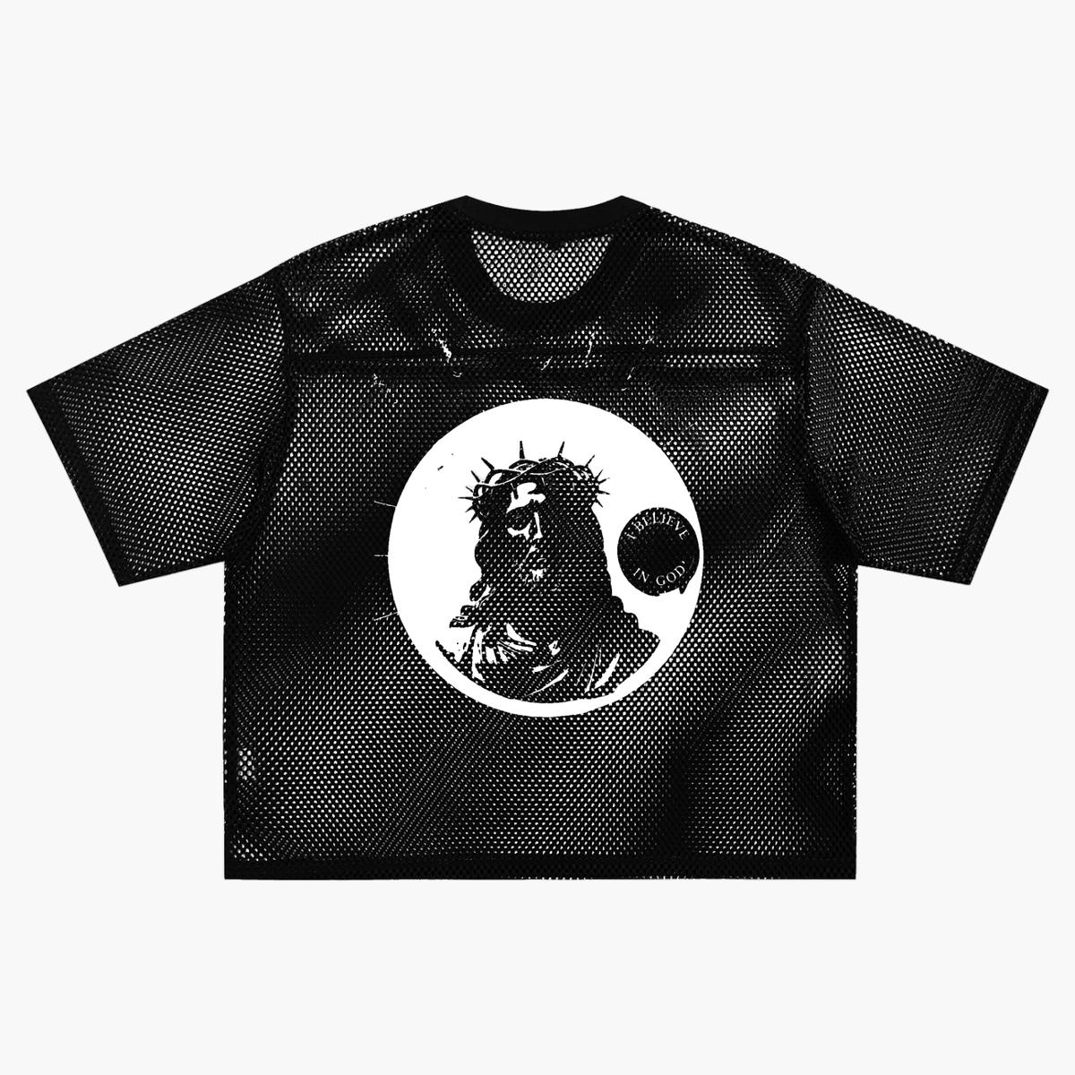 See-through Boxy Net T-Shirt