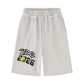 Unisex Raw Edge Fleece Shorts