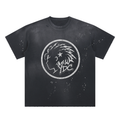 Hand-Frayed Sunfade Paint Splatter T-Shirt