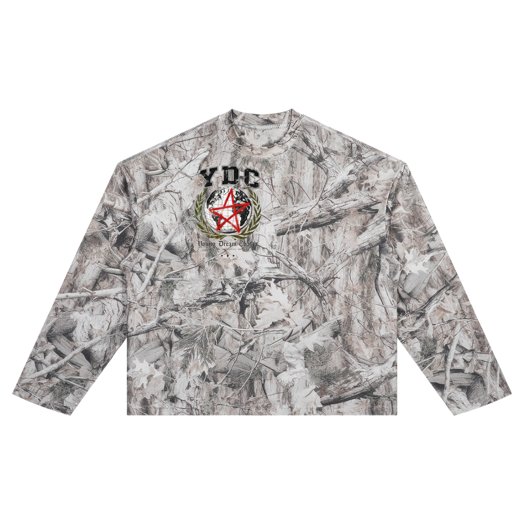Unisex Tree Camo Waffle T-Shirt
