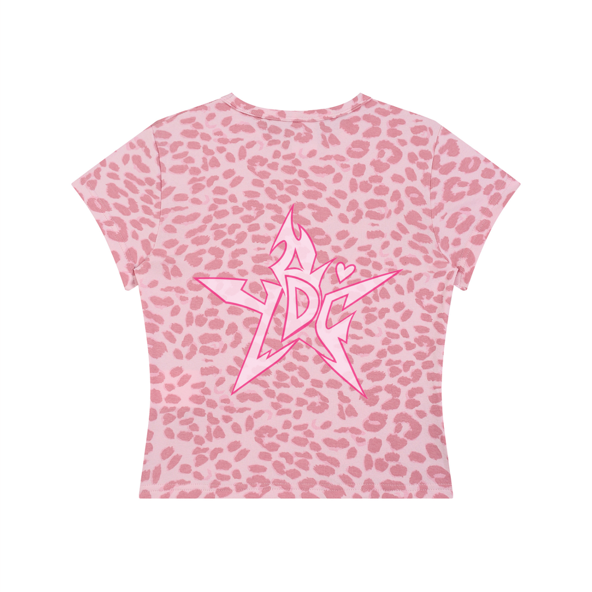 Women’s Leopard Print Crop T-Shirt