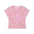 Women’s Leopard Print Crop T-Shirt