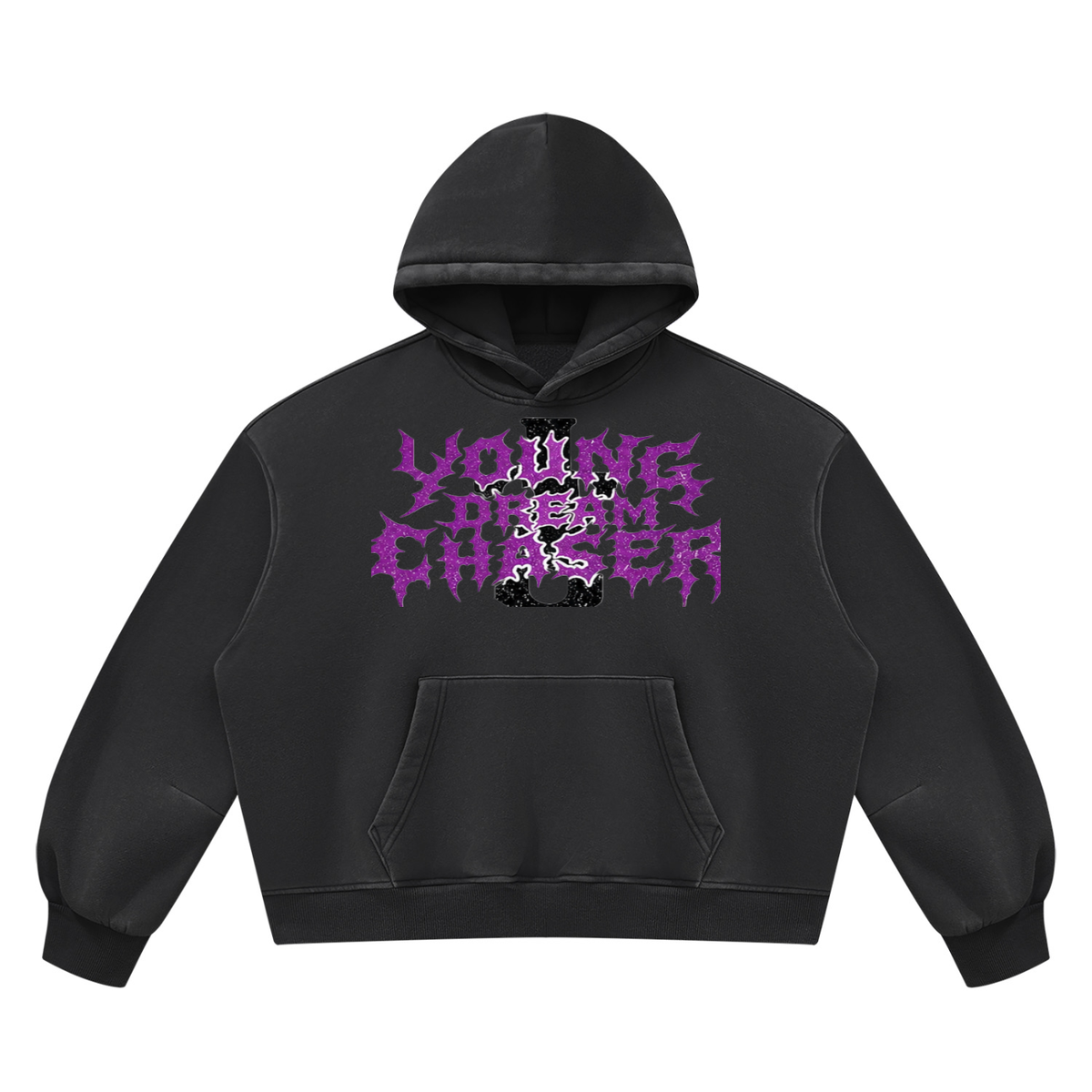 Unisex Vintage Wash Boxy Fleece Hoodie