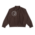 Unisex Plaid Full-Zip Track Jacket