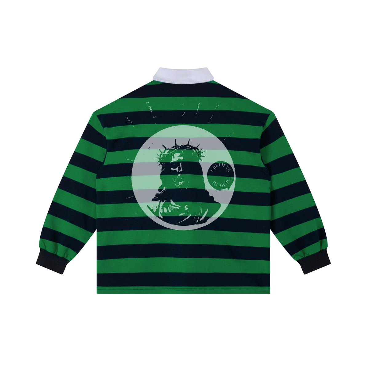 Color Block Stripe Polo Shirt