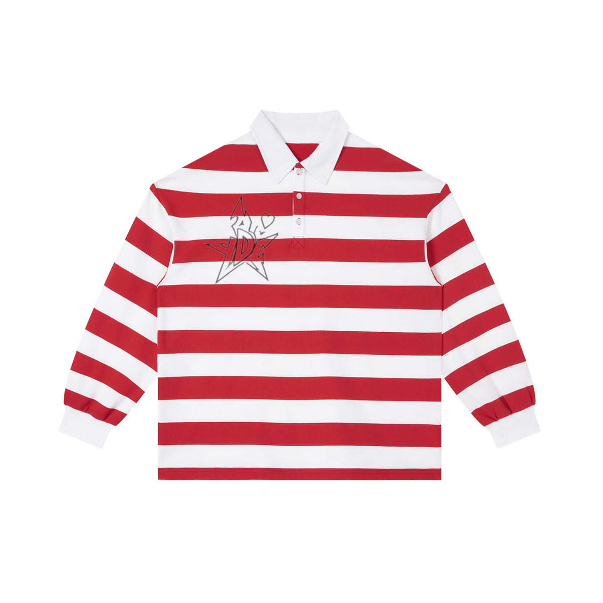 Color Block Stripe Polo Shirt