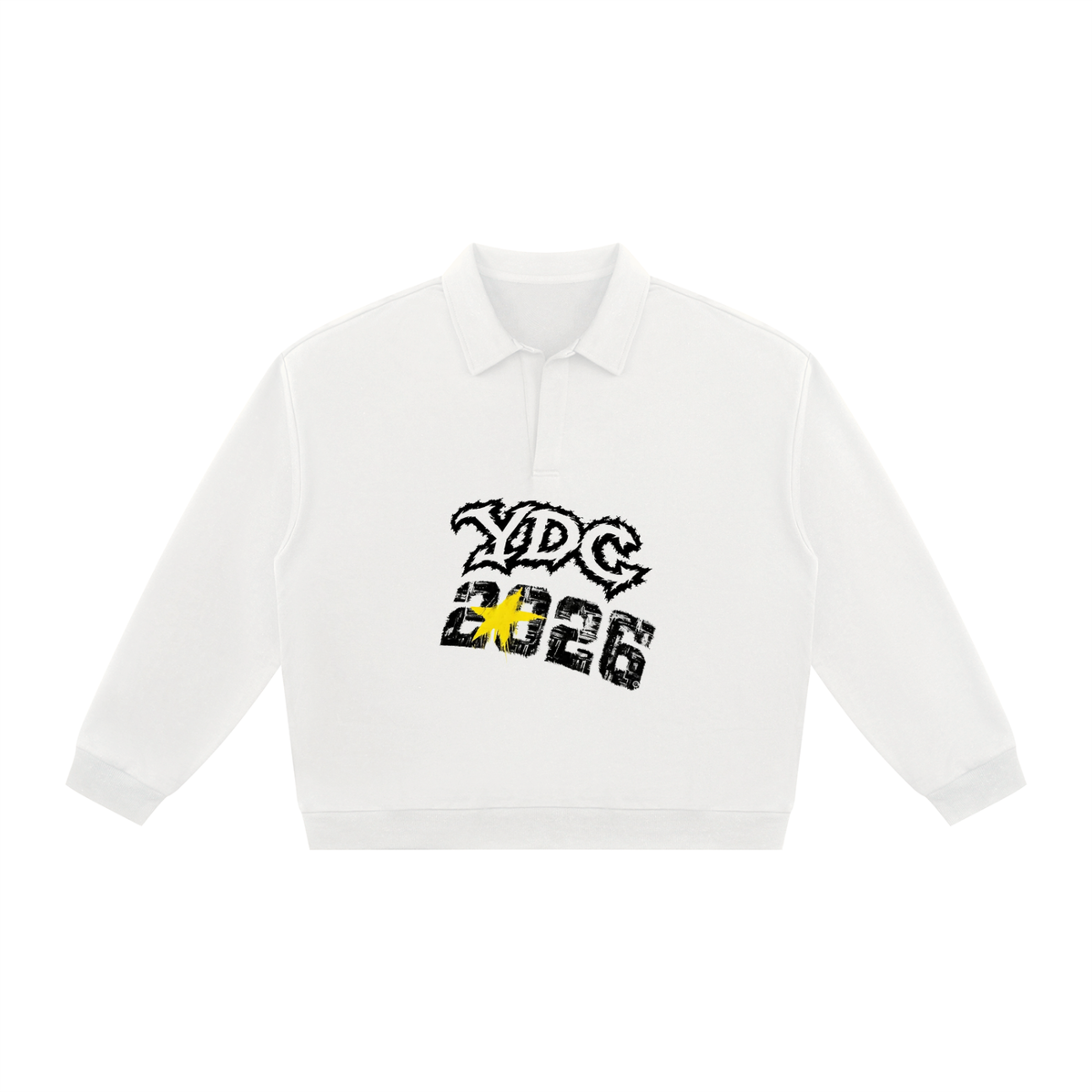 Unisex Oversized Collared Sweatshirt