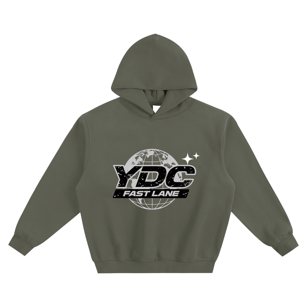 Fleeced Boxy Hoodie